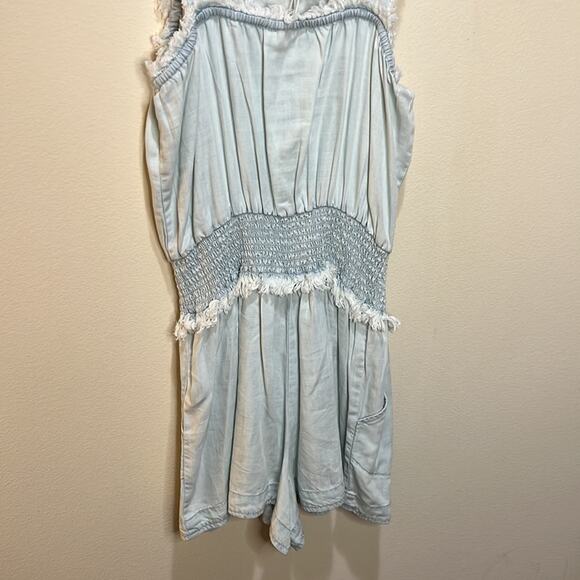 Ramy Brook Chambray Raquel Romper Size L - Picture 7 of 8